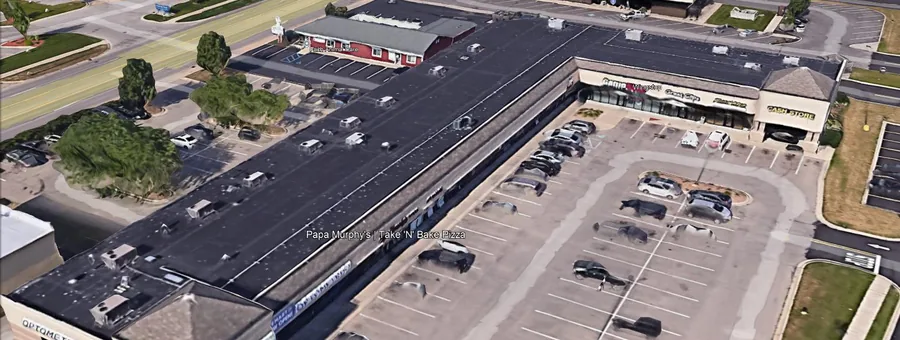 Walmart Shadow Retail Center aerial view